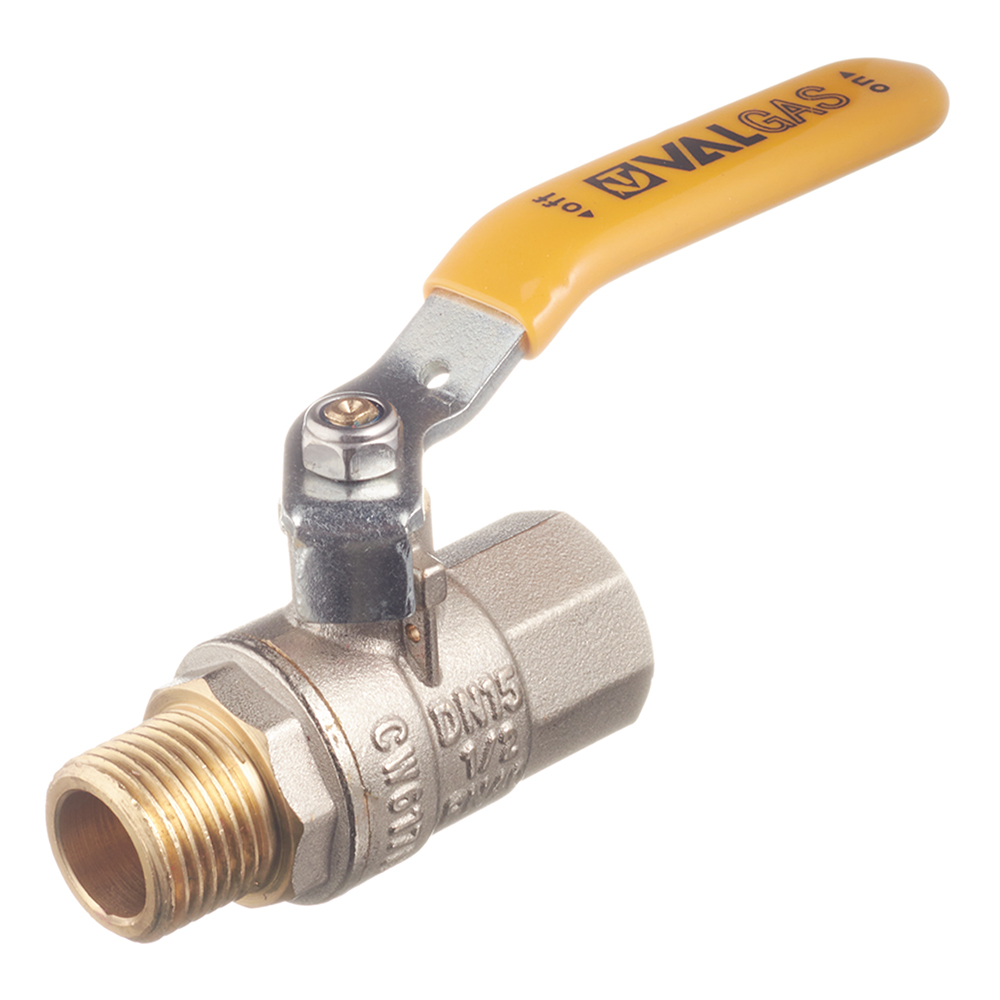 original-16525.jpg Кран шаровой газовый Valtec 1/2 ВР(г) х 1/2 НР(ш) ручка (VT.272.N.04) — изображение 1