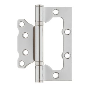 Петля Corsa Deco бабочка универсальная неразъемная 100х75 мм серебро