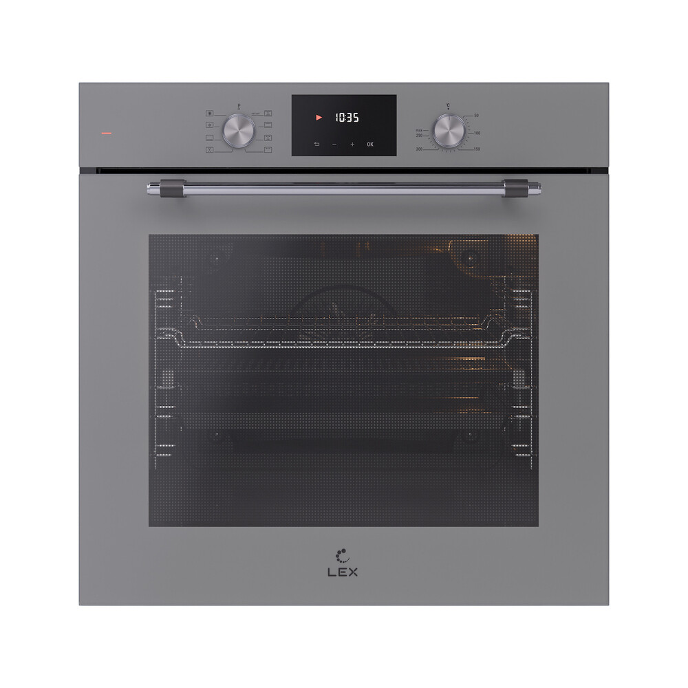 original-16972.jpg Духовой шкаф электрический встраиваемый Lex EDP 680 GR MAX 595 мм серый (TRFE100013) — изображение 1