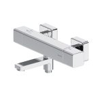 Смеситель для ванны Damixa Gala хром термостатический с коротким изливом без лейки (533000000)