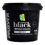 Краска моющаяся Радуга ВД-АК 26 черная 0,9 л