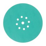 Диск шлифовальный КМ Green Film d225 мм P240 на липучку пленочная основа (3 шт.)