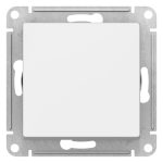 Выключатель Systeme Electric AtlasDesign одноклавишный встраиваемый белый (ATN000121)