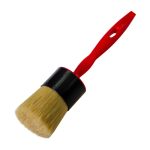 Кисть круглая натуральная щетина пластиковая ручка Wenzo Pro d55 мм для эмалей и лаков на алкидной основе