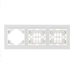Рамка EKF Минск трехместная белая (ERM-G-303-10)