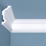 Плинтус потолочный из экополимера ударопрочный 100х50х2000 мм Bello Deco XPS К4