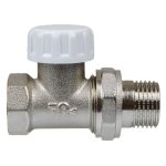 Клапан запорный Terma 3/4 НР(ш) х 3/4 ВР(г) для радиатора (26242)