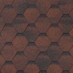 Черепица гибкая Шинглас Финская соната красная 3 кв.м