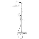 Душевая система AM.PM Func с верхним душем с лейкой со смесителем хром (F078F700)