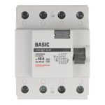 УЗО EKF Basic ВДТ-40 40А 3P+N тип AC 30 мА 4,5 кА (elcb-4-40-30e-sim)