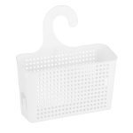 Полка для ванной Violet Лофт навесная с петлей 240х90х260 мм пластик белая (611006)