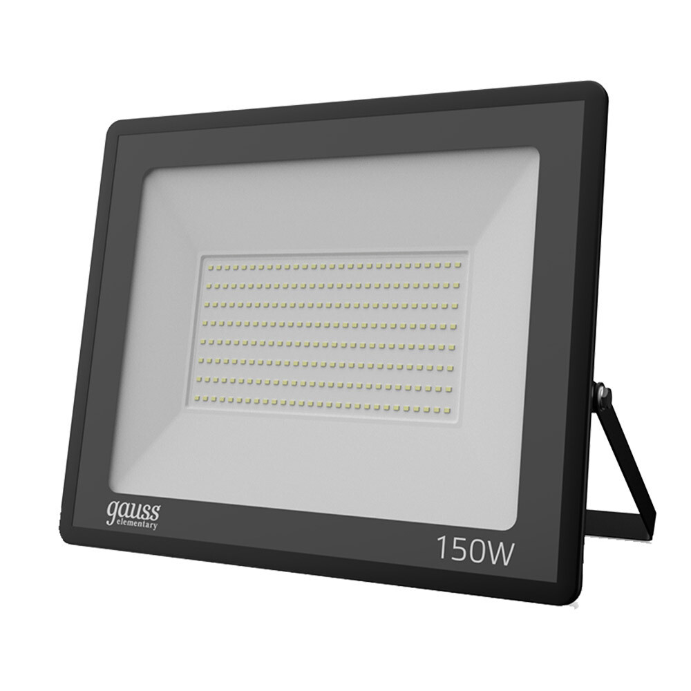 original-19058.jpg Прожектор cветодиодный Gauss Elementary G2 6500К 150 Вт IP65 черный — изображение 1