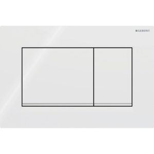 Клавиша смыва для инсталляций Geberit Sigma 30 белая/хром (115.883.KJ.1)