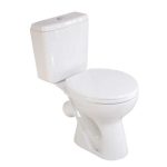 Унитаз-компакт Gesso Комфорт с косым выпуском с сиденьем полипропилен белый (9 014 883)