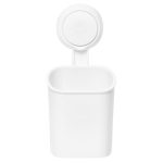 Стакан для ванной Master House Нодрил с держателем пластик белый (75966)