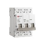 Автоматический выключатель модульный EKF PROxima ВА 47-63N 3P 40А тип C 6 кА 400 В (M636340C)