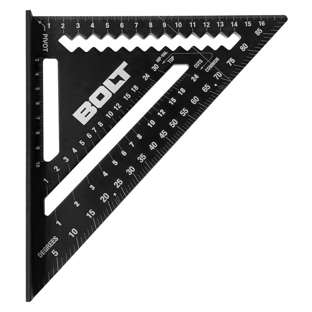 original-1965.jpg Угольник столярный Bolt 185 мм алюминиевый — изображение 1