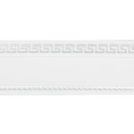 Бленда 68 мм для пластмассового карниза Тесей 350 см белый с хромом