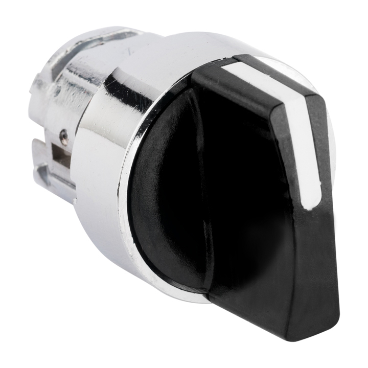 original-20108.jpg Кнопка 45 градусов EKF PROxima ХB4 на 3 положения 230 В IP54 с фиксацией без подсветки с короткой ручкой черная (XB4BD3F) — изображение 1