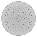 Лейка для верхнего душа AM.PM Like d250 мм пластик хром