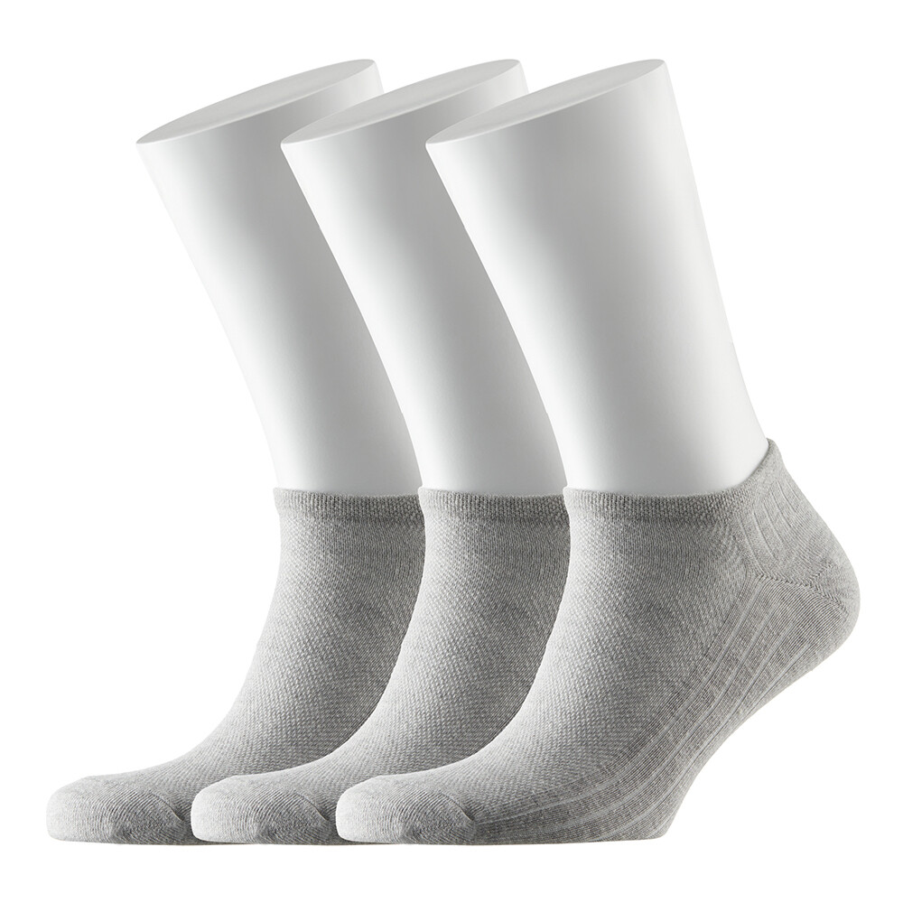 original-20390.jpg Носки мужские низкие Hesler кардная пряжа 44-46 серые (3 пары) — изображение 1