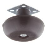 Ножка мебельная скользящая стальная 65 мм черная (1 шт.)