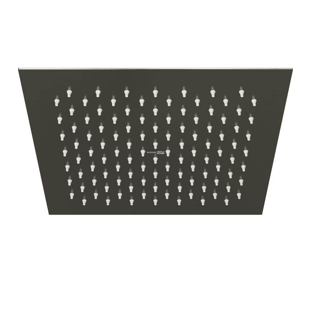 original-20834.jpg Лейка для верхнего душа WasserKraft 250х250 мм металл графит (A200) — изображение 1