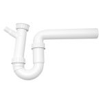 Сифон для раковины и мойки Lb-Plast 1 1/2х40/50 мм без выпуска с соединением 40 мм (211-AL-LB/D211-Ale)