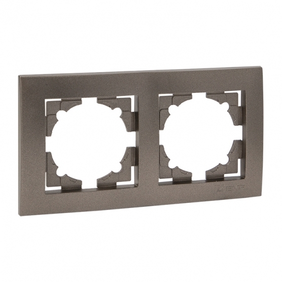 original-2085.jpg Рамка EKF Валенсия двухместная графит (EWM-G-302-60) — изображение 1