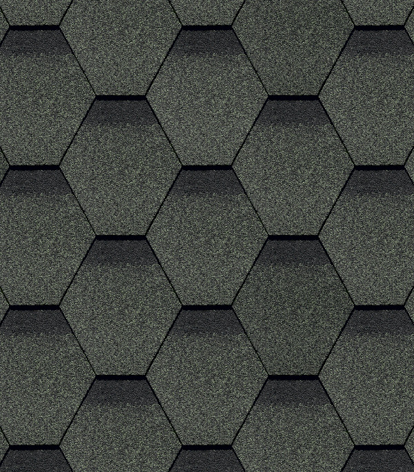 original-20882.jpg Черепица гибкая Docke Standard Сота зеленая 3 кв.м — изображение 1