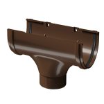 Воронка желоба Docke Premium пластиковая d120-85 мм каштан RAL 8017