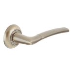 Ручка дверная Corsa Deco Maple круглая розетка античная бронза