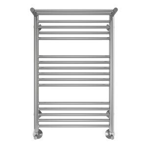 Полотенцесушитель водяной Terminus Аврора П16 800х500 мм лесенка с полкой хром