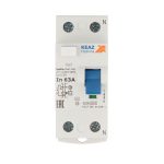 УЗО КЭАЗ OptiDin DM63 63А 1P+N тип AC 300 мА 6 кА (254188)