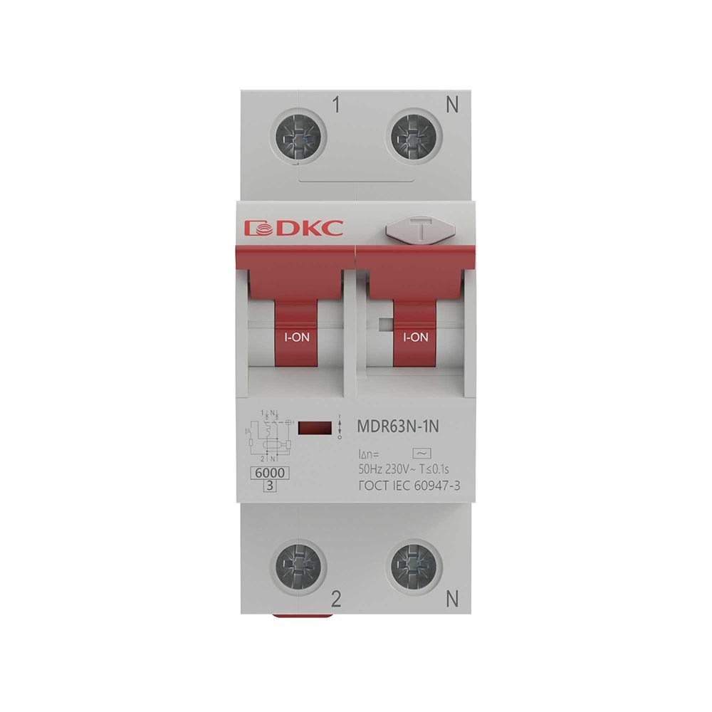 original-2128.jpg Автомат дифференциальный DKC Yon Max 32А 1P+N тип A 100 мА 6 кА (MDR63N-1N3C32-A) — изображение 1