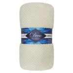 Плед 150х200 см TexRepublic Жаккард микрофибра шампань