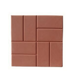 Плитка тротуарная 8 кирпичей 400х400х50 мм красная