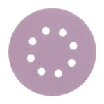 Диск шлифовальный КМ Purple d125 мм P120 на липучку бумажная основа (5 шт.)