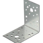 Уголок крепежный оцинкованный 90х90х65х2.5 мм