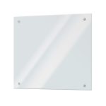 Панель стеновая закаленное стекло для кухни 600х600х4 мм прозрачная