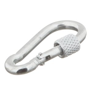 Карабин винтовой с фиксатором d4 мм 40 мм DIN 5299D