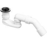 Сифон для душевого поддона Viega 1 1/2x50 мм регулируемый с выпуском d70 мм с соединением 40/50 мм (312138)