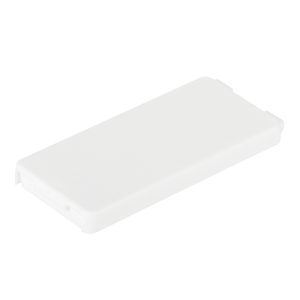 Розетка прямоугольная для оконной ручки белая ПВХ