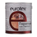 Лак алкидно-уретановый паркетный Eurotex Premium бесцветный 2,5 л глянцевый
