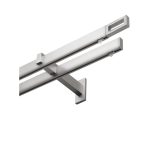 Карниз настенный металлический двухрядный профильный Хай-тек 320 см сталь (171.125)