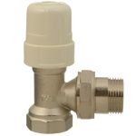 Клапан термостатический угловой Terma 3/4 НР(ш) х 3/4 ВР(г) для радиатора (29038)
