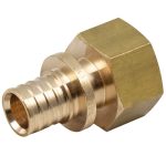Соединитель прямой Tiemme 20 мм х 3/4 ВР(г) латунь (1710187)