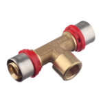 Тройник Tiemme 26(пресс) х 1/2 ВР(г) х 26(пресс)