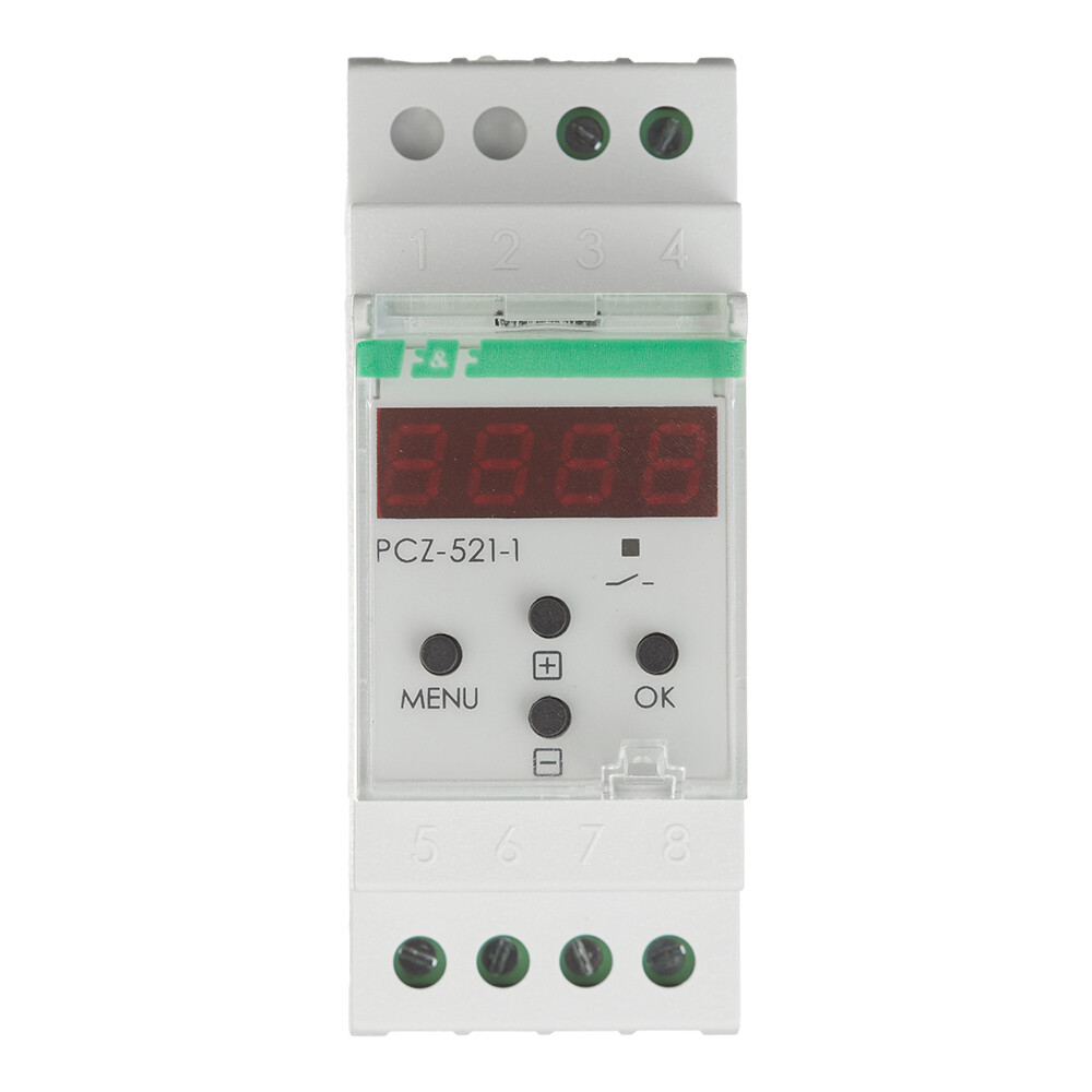 original-2288.jpg Реле времени модульное F&F PCZ-521-1 (EA02.002.010) 230 В 16 А 1P+N — изображение 1