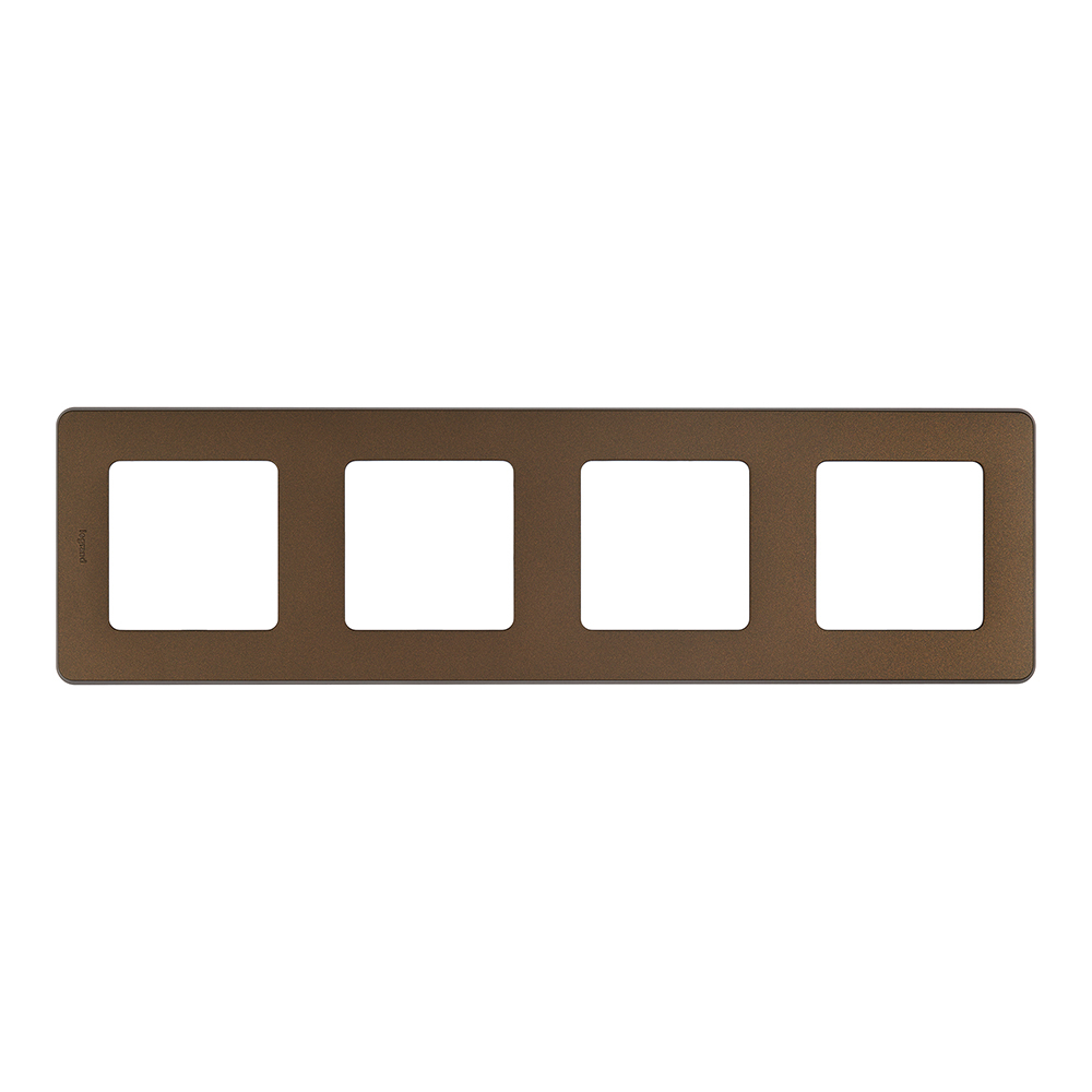 original-22886.jpg Рамка Legrand Inspiria четырехместная бронза (673969) — изображение 1